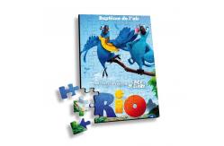 China Flip 3D Lenticular Printing Service Children Educational Toy 3D Jigsaw Puzzle supplier