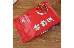 China High Barrier Resealable 180mic Flat Bottom Pouch Zipper Packaging Pouch Laminated supplier