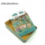 Modern Tinplate Square Metal Can For Candy Cookies Gift for sale