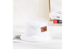 China Customization Adults 56cm White Fisherman Bucket Hat supplier