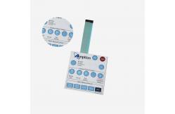 China DC 12V Membrane Switch Assembly With White Blue Green Backlighting OEM supplier