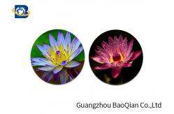 China Home Decoration 3D Lenticular Coasters Cup Placemat Beautiful Flower Pattern supplier