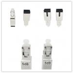 Plastic Mental Male Female Fiber Optic Attenuator , Fixed Optical Attenuator for sale