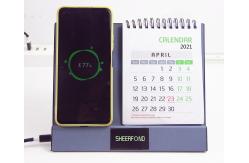 China Personalised Desk Wireless Charging Calendar Ultraportable Nontoxic supplier