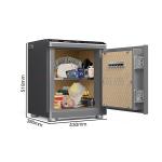 Auto Open Smart Safe Box Solid Steel  For Home Security Biometric Safe for sale
