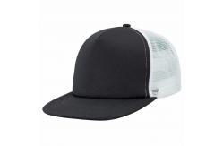 China 5 Panel Unisex Flat Brim Snapback Hats With Plastic Buckle Back Closure supplier