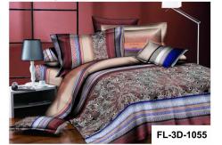China 3D Disperse Printed Bedsheet Polyester Sheet Set supplier