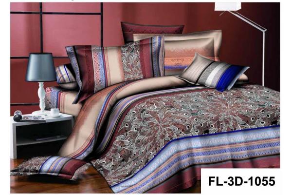 3D Disperse Printed Bedsheet Polyester Sheet Set