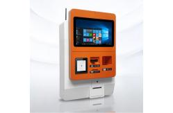 China Space Saving Wallmount Touchscreen Kiosk 11 - 21 LCD Landscape Display supplier