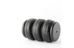 China TS16949 Suspension Air Springs Airsustech 3B2300 Triple Convolutions For Pipe Indexing Threading supplier