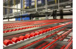 China Custom Industrial Rolling Shelves , Garage Storage Carton Flow Rack Systems Plastic supplier