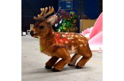 China New Realistic Animatronic Remote Control Walking Robot Animal Reindeer Robot Dog supplier