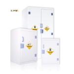 Lockable Polypropylene Safety Cabinet White Solvent Storage Cupboard for sale