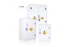 China Lockable Polypropylene Safety Cabinet White Solvent Storage Cupboard supplier