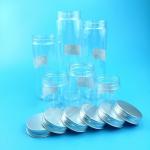 65mm Plastic Screw Cap Jars For Snack Beans Salt