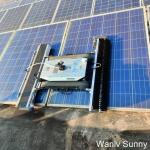 Semi-automatic Solar Panel Cleaning Robot Remote Control Maintenance Streamlining