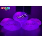 60cm Advertising Hanging Airtight Led Lighting Cloud Inflatable With Logo Printing