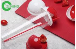 China Reusable Milkshake Clear Plastic Cups With Lids Strong Sturdy Crack Resistance supplier