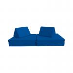 Flexible Seating Modular Micro Suede Kids Play Sofa Couch For Playroom for sale