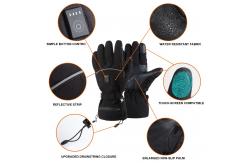 China Electric Rechargeable Warming Gloves 7.4V 12V Polyester supplier
