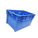 Stackable Turnover Nestable Plastic Crate 600X400mm HDPE For Port for sale