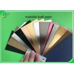 Eco - Friendly Metallized Roll 0.55mm Washable Kraft Paper With 150cm for sale