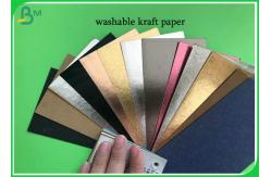 China Eco - Friendly Metallized Roll 0.55mm Washable Kraft Paper With 150cm supplier