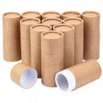 100% Recyclable Paper Cans Packaging Eco Friendly Kraft Paper Tube Packaging Custom for sale