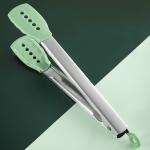 Dishwasher Safe Non Stick Stainless Steel Silicone Food Tongs for sale