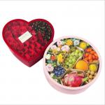 China Offset Printing Cardboard Heart Shaped Flower Box Paper Packaging Gift Box For Flowers manufacturer