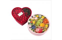 China Paper Heart Shaped Gift Boxes Packaging Box Custom Logo Printing For Flower supplier