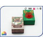 Eco Friendly Customized Recycles Hinged Lid Gift Box 4C Printed Matte Lamination for sale