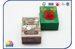 China Eco Friendly Customized Recycles Hinged Lid Gift Box 4C Printed Matte Lamination supplier