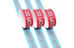 China Enhanced Security Printed Paper Wristbands For Events Disposable supplier