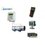 Non Contact Portable Clamp On Flow Meter , Clip On Flow Meter CE Certification for sale