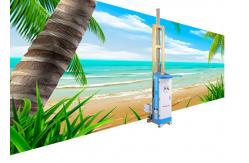 China 720×720dpi Mural Printing Machine Vertical Operated For Brick Wall supplier