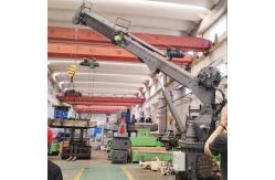 China OUCO 2.5T 14M Hydraulic Boat Crane With Extending Boom supplier