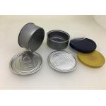 65 x 29mm 80ML Cannabis Tinplate Cans With Easy Open End And Plastic Lid For Hemp Packaging for sale