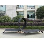 Luxury Fashion Outdoor Rattan Daybed For Garden / Patio / Pool for sale