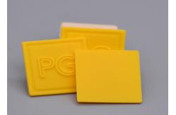 China High Resistance Silicone Stamp Screen Printed Patches With Raised Logo supplier