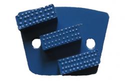 China Trapezoid Floor Grinding Pad PCD & Diamond Metal Bond G6 PCD 3 Segments supplier