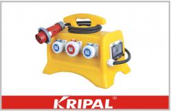 China IP65 Portable Industrial Electricity Distribution Box with Socket Outlets supplier