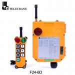 F24-6D Telecrane Remote Control 2 Steps 6 Pushbuttons Overhead Crane Remote Control for sale