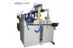 China Semi Automatic PLC Radiator Clinching Machine 1000MM Header Distance supplier