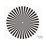 Reflective / Transmisive Camera Lens Test Chart 16/9 72 Sectors Reflectance YE0161