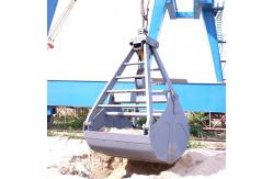 China 3 Cbm Two Ropes Clamshell Grab Bucket Radio Remote Control Mechanical Leakproof supplier