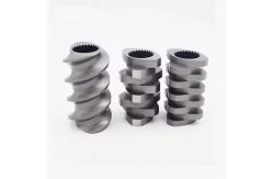China Accuracy Customized On Demand Specifications Parallel Counter Rotating Double Twin Extruder Screw supplier