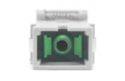 China Low Insertion Loss Telecommunications Fiber Optic SC Adaptor with Flip Auto Shutter supplier