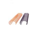 Colorful 3:1 Or 2:1 Twin Ring Wire , Electroplated Book Binding Materials for sale