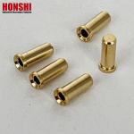 2.32mm Circular Connector Crimp Contacts Female Brass Pin Gold Plated Connector Pin for sale